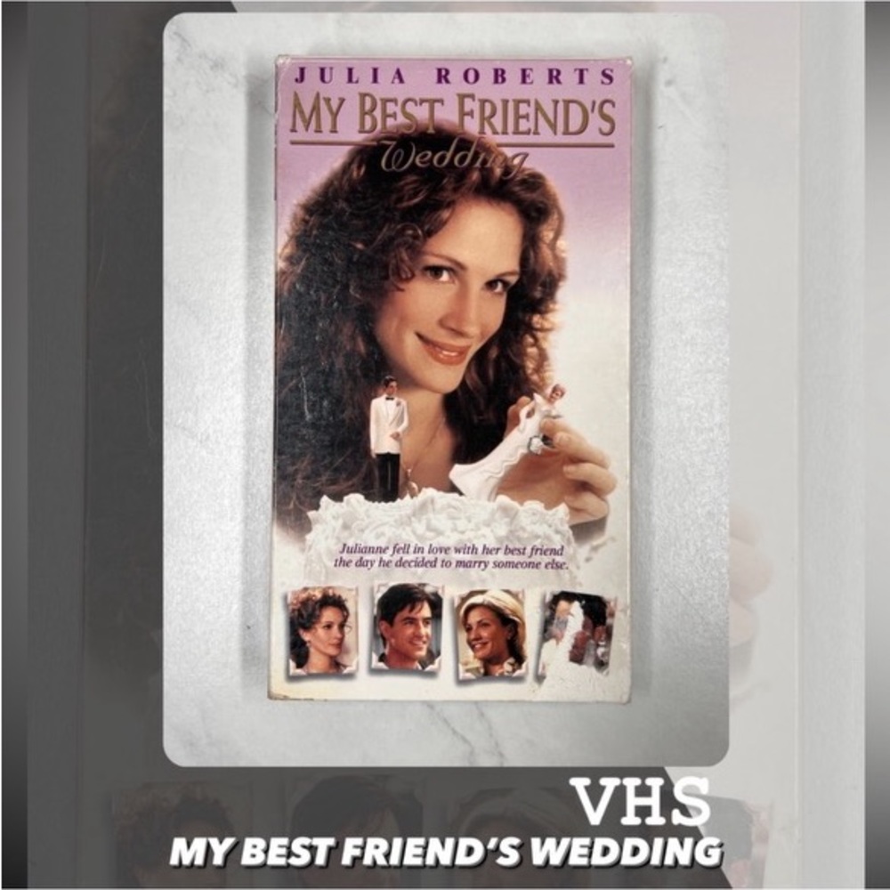 EUC My Best Friend's Wedding (1997) VHS